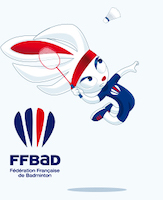 illustration de Plumy, mascotte du badminton français